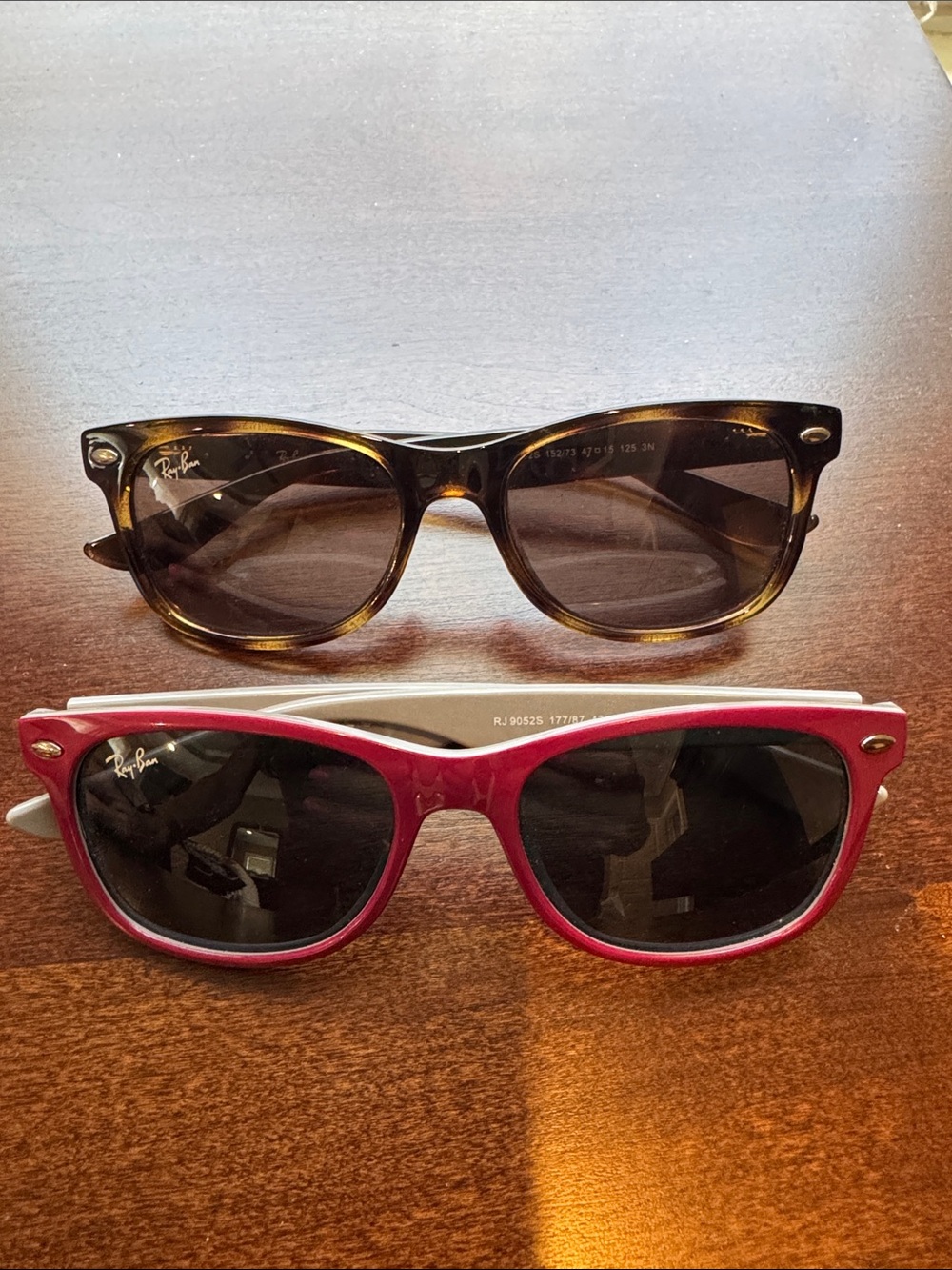 Ray-Ban Kids Classic Wayfarer Sunglasses - Tortoise & Pink